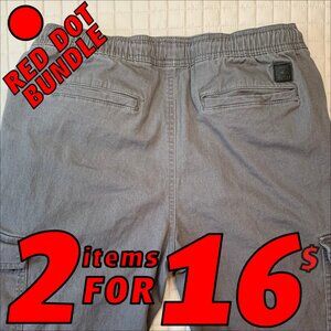 Men's Split Co. Grey Cargo Pants Size M